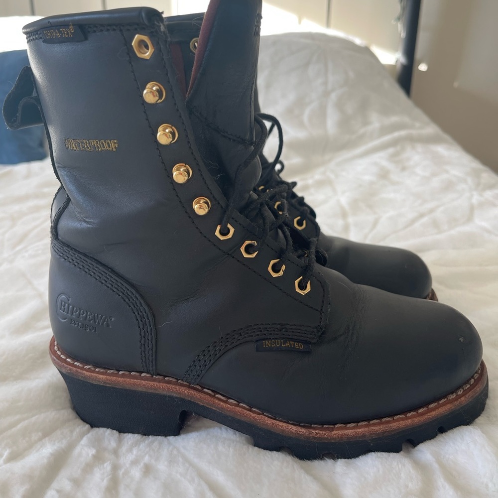 CHIPPEWA - TINSLEY 8" WOMEN'S WATERPROOF INSULATED STEEL TOE  - SIZE- 7-1/2 W